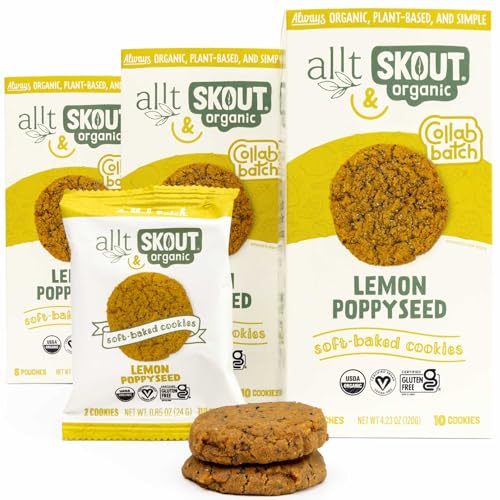 Skout Organic Lemon Poppyseed Soft Baked Cookie (3 Pack) |
