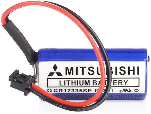 Miniatura 4 de Paquete de 10 baterías de litio CR17335SE-R (3V) Q6BAT PLC para sistema QNS Q6BAT Q25PRHCPU Q170HBATC con enchufe 1800mAh 3V batería (10 piezas