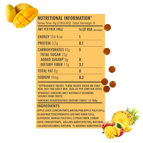 Image of MEZMO Vegan Fruit Jellies (160g, Pack of 4) | Natural Strawberry Gummies for Kids & Adults | Zero Added Sugar, Gluten Free | Healthy Prebiotic Gut Friendly Snacks - Very Strawberry, Mango Pineapple, Apple, Raw Mango