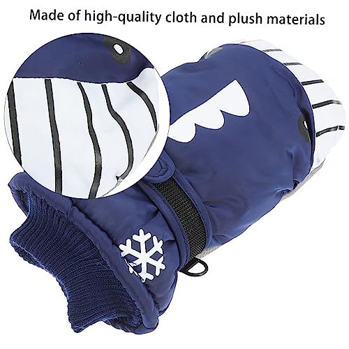 1 Par luvas esquiar luva impermeável de esqui luva quente de inverno fornecimento de esqui luva de t