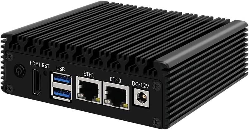 Miniatura 3 de CWWK X86-P2 Mini PC sin ventilador J4125 Quad Core 2X i226-V 2.5G Nics Firewall Computer NVMe 2xUSB3.0 Router suave industrial. (sin RAM sin SSD)