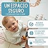 HUBORNS - Alfombra bebé plegable acolchada 200×180 cm para juegos y gateo, manta de actividades impermeable y reversible, tapete infantil antideslizante, regalo ideal recién nacidos (Mapa XL) #1