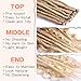 26 Inch 3 in 1 Dreadlock Extensions Sets,Hippie and Boho Style with Colorful,16 Strands Single Ended Curly Dreadlocks for Girls,Handmade Style Dreadlock for Women(26