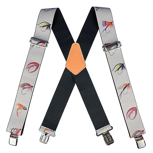 Image of MELOTOUGH Men's Suspenders w /Clip Heavy Duty suspenders for men Big and Tall Work suspenders for Jeans
