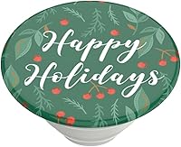 Vista 4 de PopSockets - Agarre para teléfono con soporte expandible, agarre adhesivo, felices fiestas