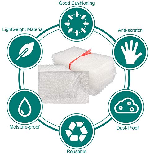 100Pcs Bubble Out Bags& Pouches, 6X10Inch Bubble Double Walled Wrap Pouches, Bubble Cushioning Wrap Pouch Bags For Shipping, Storage, And Moving, Packing Cushioning Supplies For Dishes Glass Plates #TOP3