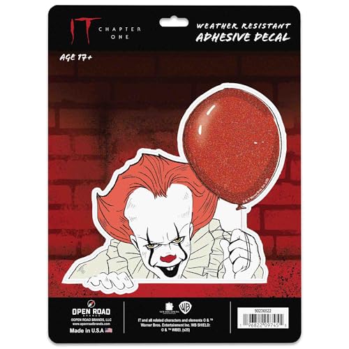 IT Movie Pennywise Adhesive Vinyl Decal