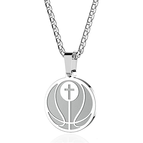 Luke 4:13 Athletes Necklace Crafted in Stainless Steel Baseball Football Soccer Basketball Volleyball Team Coach Gift Inspirational Pendant for Teens Women Men