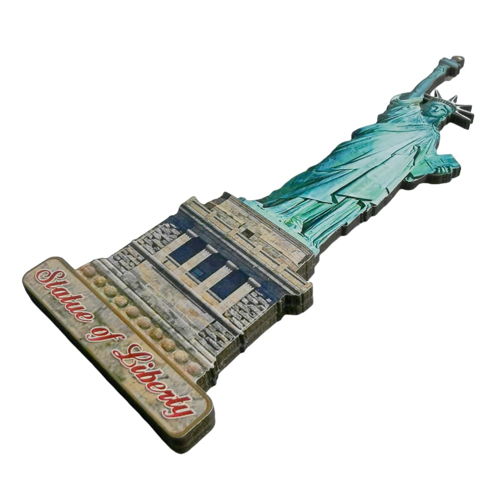 Statua Wolności Nowy Jork USA magnes na lodówkę pamiątka podróż lodówka dekoracja magnetyczna naklejka rzemiosło 3D