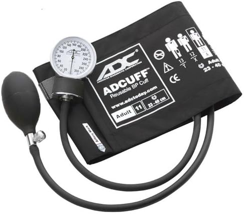 ADC 760-11ABK Aneroid Sphygmomanometer , Adult, Black
