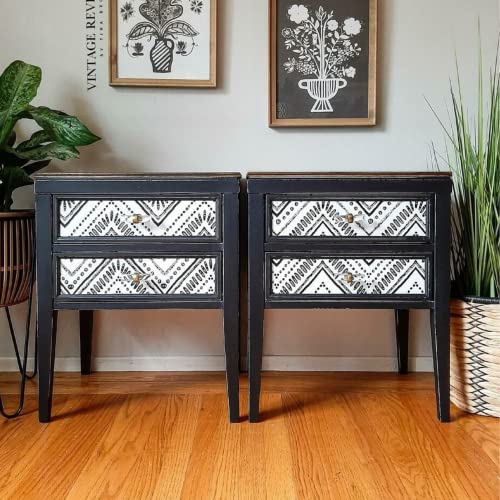 Dixie Belle Silk All-in-One Mineral Paint - Anchor (16 Fl Oz) - Black Water Based Built-In Primer + Topcoat for Wood + Metal - Durable Furniture Paint - Low Reflective Finish - Made in the USA