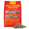 Tangkula 100% All-Natural Apple Wood Smoker Pellets, Applewood Cooking Pellets with Smoky Apple Flavor for Outdoor Grilling, Roasting, Baking, Smoking, 20 lbs