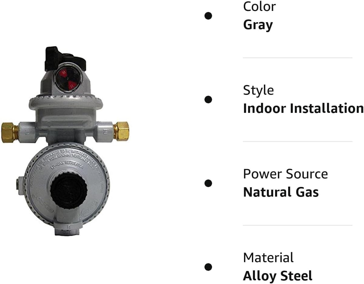 Fairview RV Camper LP Propane 2 Stage Automatic Changeover Regulator