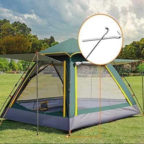 AAGUT Yard Tent Stakes Heavy Duty 9 Inch 25 Piece Galvanized Steel Tent Pegs Canopy Garden Stakes, 6Ga Metal Tent Ground Stakes for Outdoor Camping(OeTentPegsW9_25_UK)