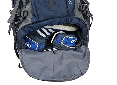 WoneNice 50L Waterproof Hiking Backpack
