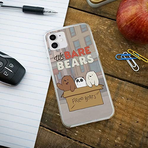 We Bare Bears Baby Bears Protective Slim Fit Hybrid Rubber Bumper Case Fits Apple Iphone 8, 8 Plus, X, 11, 11 Pro,11 Pro Max #TOP3