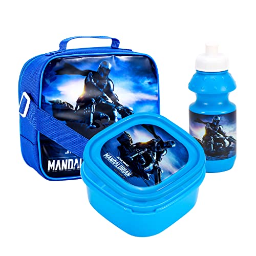 Star Wars: The Mandalorian Ensemble boîte à déjeuner pour enfants/enfants (taille unique) (bleu)