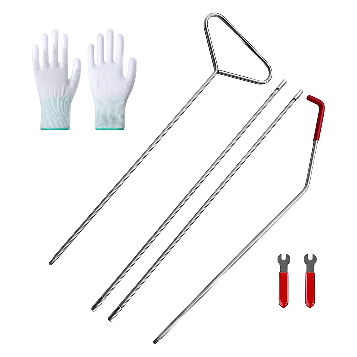 CGEAMDY Kit D'outils Professionnels pour Voiture d'urgence, Kit De Dépannage à Longue Portée, Kit d'urgence Professionnel pour Voiture avec Pince Longue Portée, Accessoires pour Voiture Et Camion