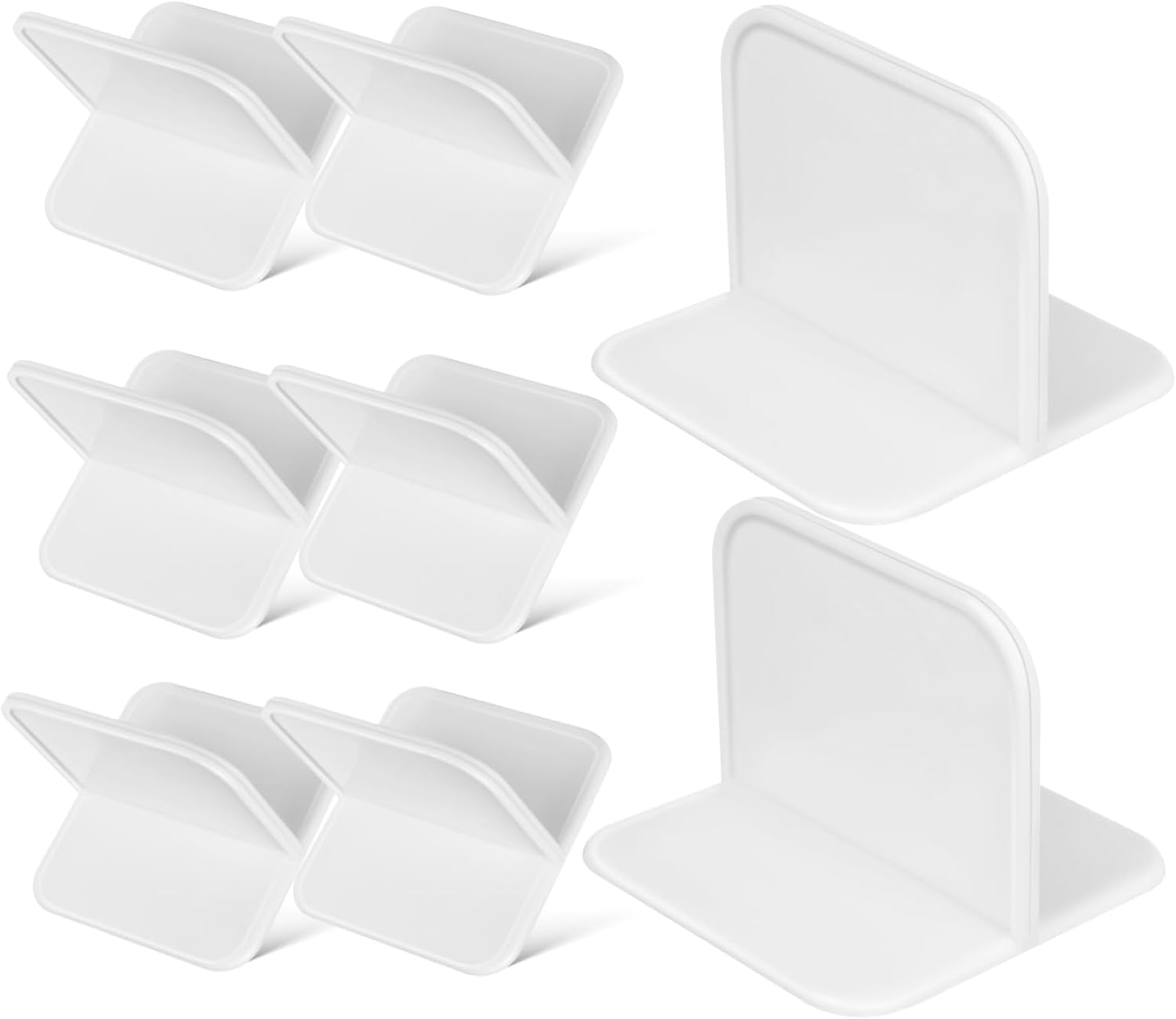 8pcs Furniture Tip Kit Boy Girl Safety Anchors No Drill Wall Anchors for Dresser Bookshelf Cabinet Adhesive Straps Keep Furniture Secure Easy Install Abs Material