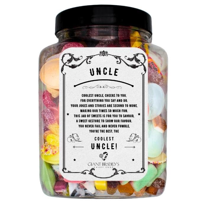 Uncle's Sweet Jar Fizzy Bubblegum Bottles