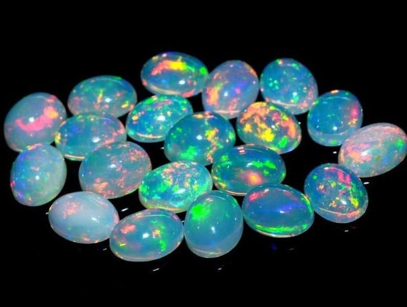 Cabochons d'opale éthiopienne AAA pour bijoux d'exception - 3