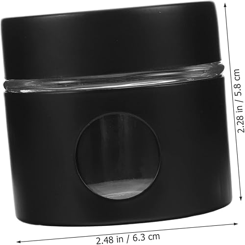 Miniatura 9 de Housoutil Tarro de almacenamiento multifunción Tarro de café de té recipiente de vidrio portátil de acero inoxidable recipiente de vidrio sellado