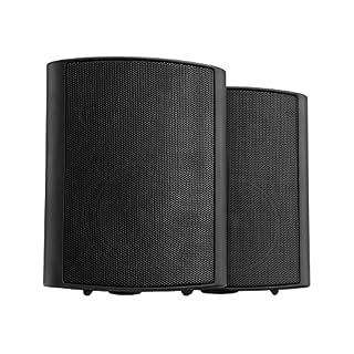 Pronomic USP-540 BK la Paire HiFi Haut-parleurs muraux Box Noir 160 Watt - Les Beatles, Paul McCartney, John Lennon, RIngo Starr, George Harrison