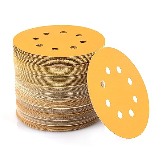 POLIWELL 120pcs 5 Inch Sanding Discs Hook & Loop 8 Djibouti - View #3