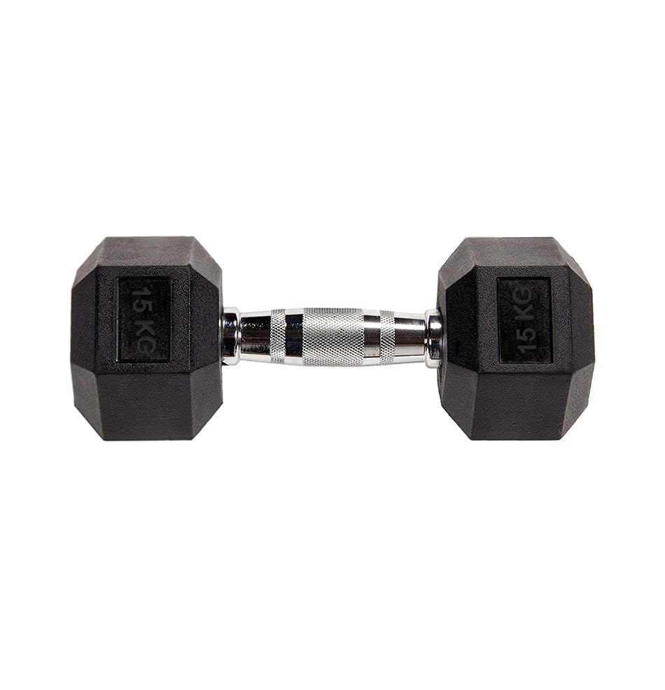 Hex Dumbbells 2.5kg to 60kg Anti-Roll Design Rubber Coated Free Weights Dumbbell Set for Home Gym Strength Training Muscle Toning & Weightlifting โ image 1