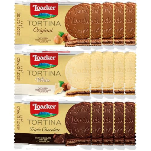 ローカー ロアカートルティーナ 1P 3種セット【選べる個数:各5個 計15個】 オリジナル ホワイト トリプルチョコレート ウエハース 個包装 チョコ /みんなのパントリーカードセット