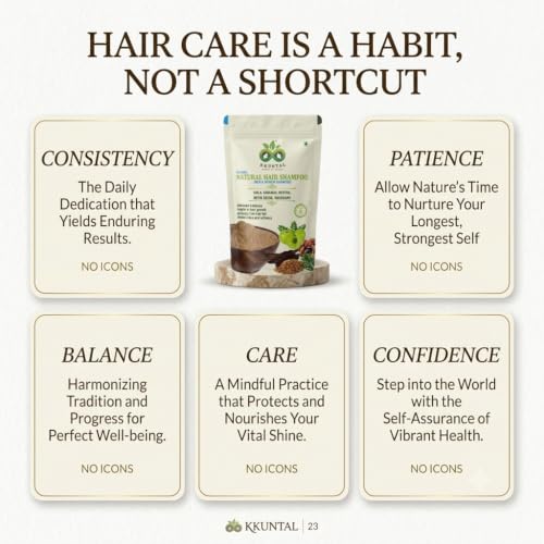 Image of Natural Hair Wash Powder | The Heritage Hair Ritual | Amla, Reetha, Shikakai, Methi & Rosemary Botanical Blend | Sulphate-Free Powder Shampoo Alternative | Helps Reduce Hair Fall & Dandruff | Supports Stronger, Healthier Looking Hair | 1000 g