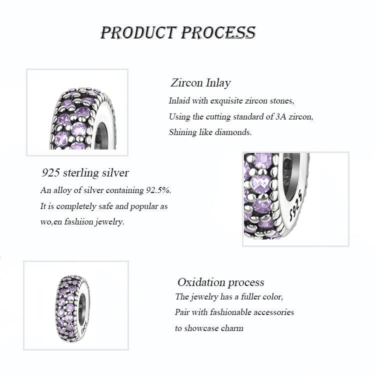 Image of ARTCHARM Clasp Love Safety Chain Charm - Authentic 925 Sterling Silver Heart Beads - Fit European Style Bracelet