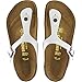 Birkenstock Unisex Gizeh White Birko-Flor Sandal 40 (US Men's 7-7.5, US Women's 9-9.5) Regular