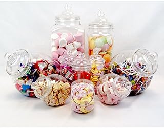 Plastic Jar Party Pack-10 Assorted Jars-Fast delivery by sweets desire