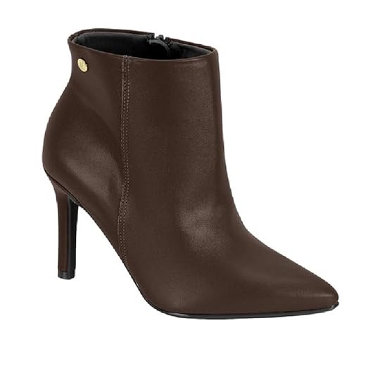 Bota Vizzano Cano Baixo Bico Fino 3049.219 Marrom Café