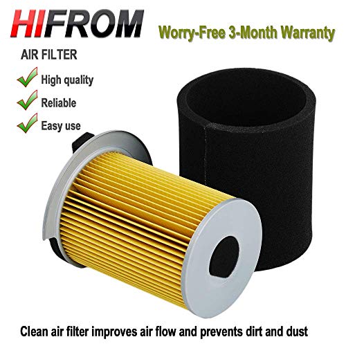 Hifrom Air Filter With Pre Filter Replacement For Yamaha G1 2 Cycle 1978-1989 And Gas Golf Cart G14 4 Cycle 1995-1996 Replace J10-14417-00 Jf7-14450-01 #TOP1