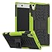 Sony Xperia XA1 Ultra case,Yiakeng Shock Absorbing Dual Layer Protective Fit Armor Case Cover Shell For Samsung Xperia XA1 Ultra Dual, Sony G3212, Sony G3226 6" (Green)