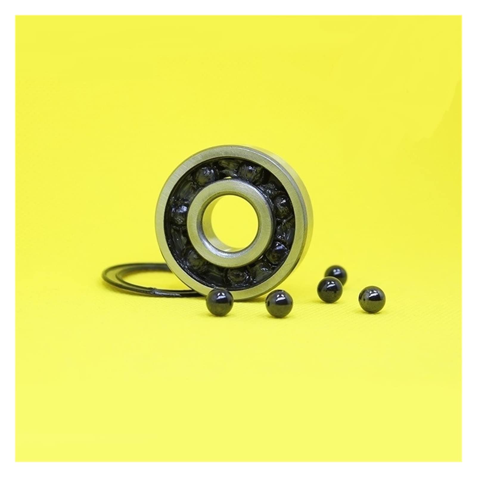 Roulement 6303RS hybride Si3N4 ABEC-1 à faible friction pour broche rotative 17x47x14mm
