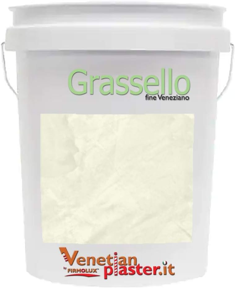 Grassello Authentic Venetian Plaster | Shiny Polished Plaster | Made in Italy from Lime & Marble | Light Colors (3) | Color: BM2028-70 Sea Horse