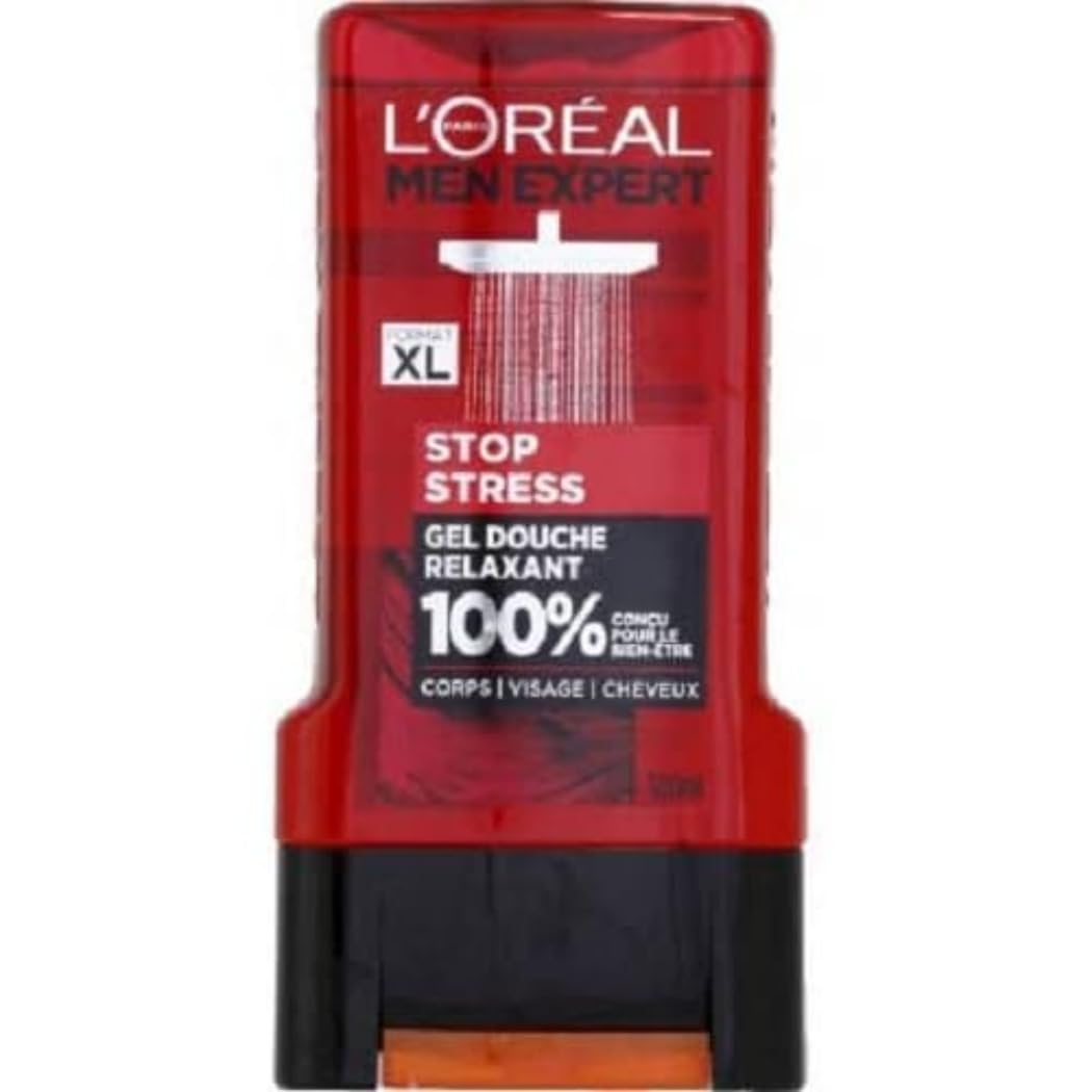 L'Oréal Men Expert Stop Stress Shower Gel 300 ml - Pack of 3