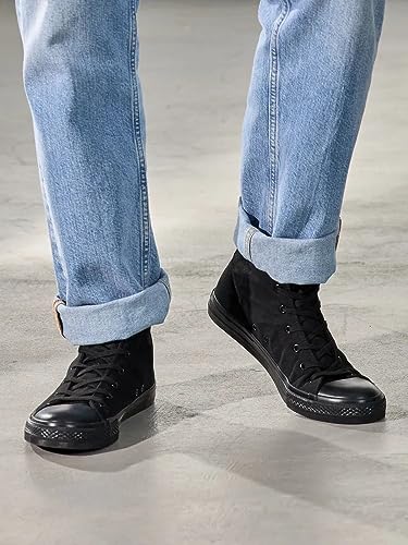 Image of Long High Top Canvas Men Sneakers