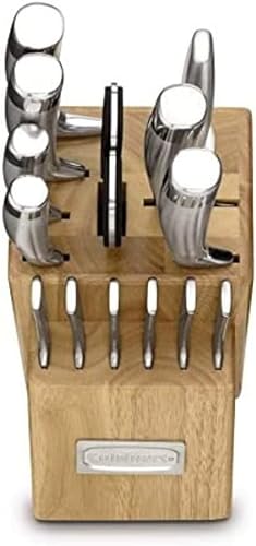 Miniatura 2 de Cuisinart C99SS-15P - Juego de 15 cuchillas de madera profesional juego de bloques de cubiertos tamaño color acero inoxidable