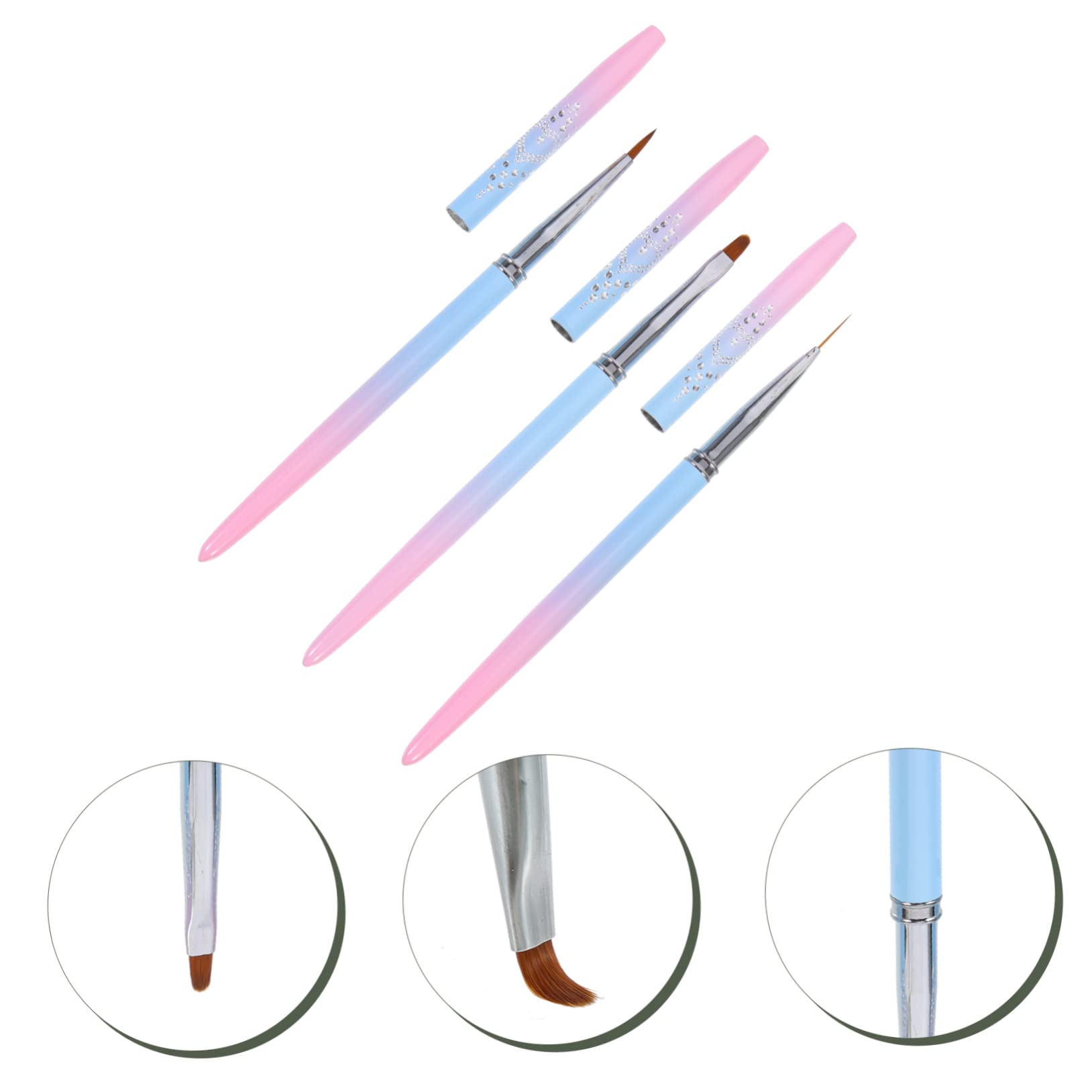 Healeved 15pezzi Pennarelli Per Nail Art Professionali Di Pennelli Per Unghie Per Disegni Creativi Per Manicure e Decorazioni Facili Da Usare e Portatili Per Tuo Salone o Casa