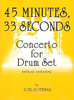 Paperback JRP103 - 45 Minutes 33 Seconds Concerto for Drum Set without Orchestra Book