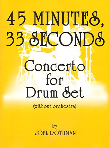 JRP103 - 45 Minutes 33 Seconds Concerto for Drum Set without Orchestra