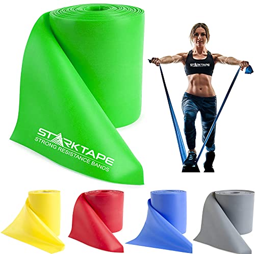 Starktape Resistance Bands Bulk 8 Yard Physical Therapy Professional. Non-Latex Elastic Exercise...
