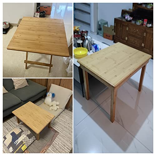 Pfcdzdu Universal Desk Tabletop, One-Piece Bamboo Desk Top, Diy Workbench Countertop For Height Adjustable Home & Office Electric Standing Desk (Color : Wood Colour, Size : 80X30X2Cm) #TOP5