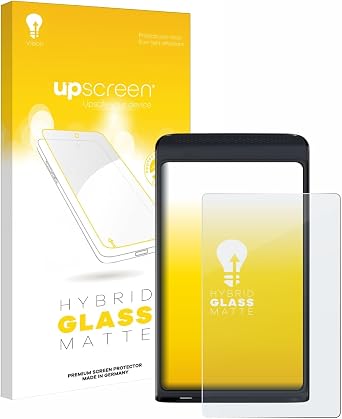 upscreen Matte Screen Protector Glass Film compatible with Vasco Translator Q1 - Anti-Glare, Anti-Fingerprint, 9H Glass Protection
