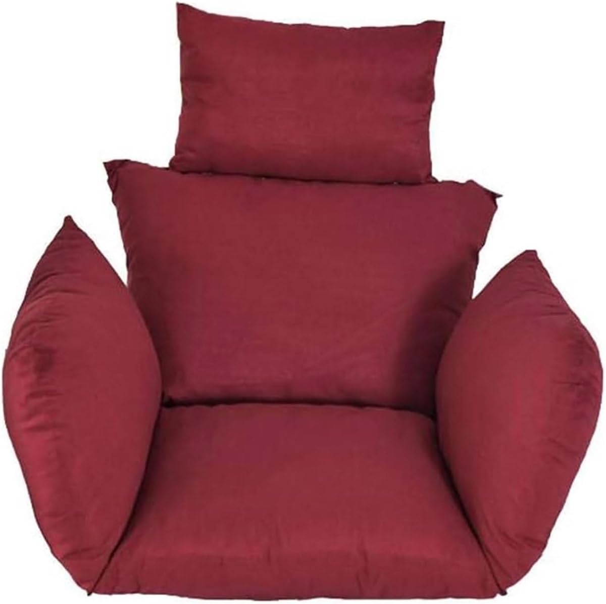 Coussin pour balancelle étanche rouge vin de haute qualité pour fauteuil