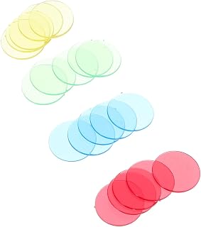 Bingo Game Chips 400pcs 4 Colours 3/4 Inch Pro Count Bingo Chips Markers for Bingo Game Cards Bingo Chip Marker